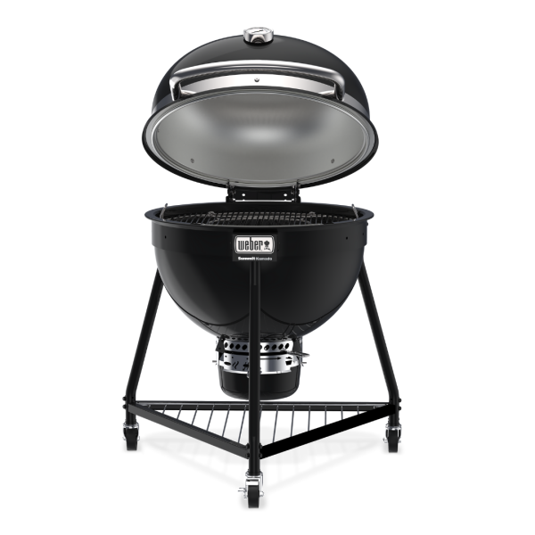 Summit Kamado met geopend deksel