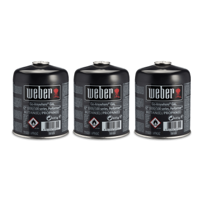 Weber gasbusjes driepak